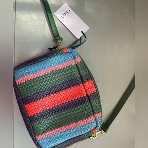 Clare V. woven midi sac.